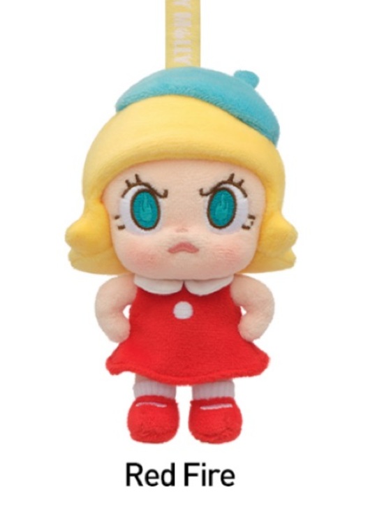 POP MART Other - New Sealed Pop Mart Angry Molly Red Fire Plush Doll